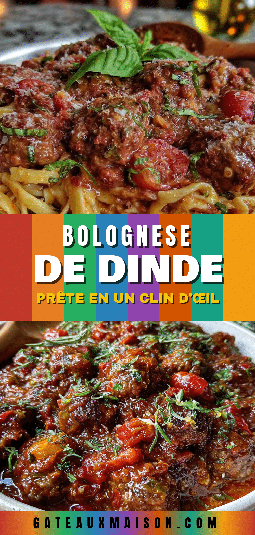 Sauce bolognaise de dinde facile et congelable recipe