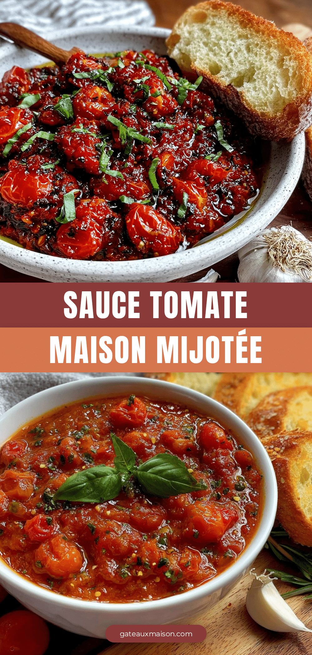 sauce tomate maison mijotée recipe