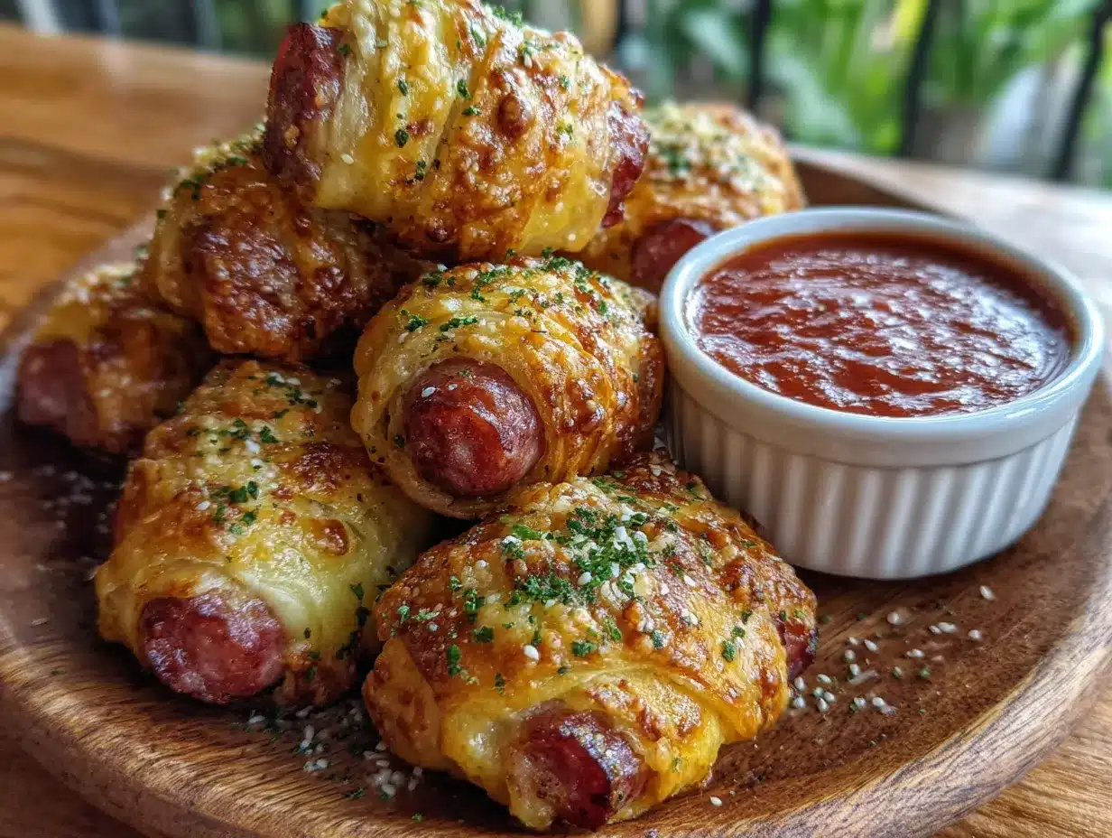 Saucisses momies croustillantes pour Halloween preparation steps