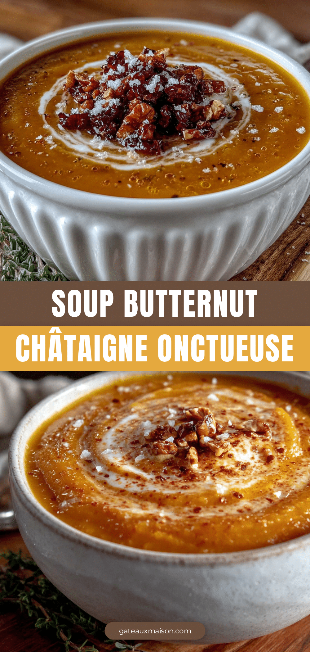 soupe butternut-châtaigne recipe