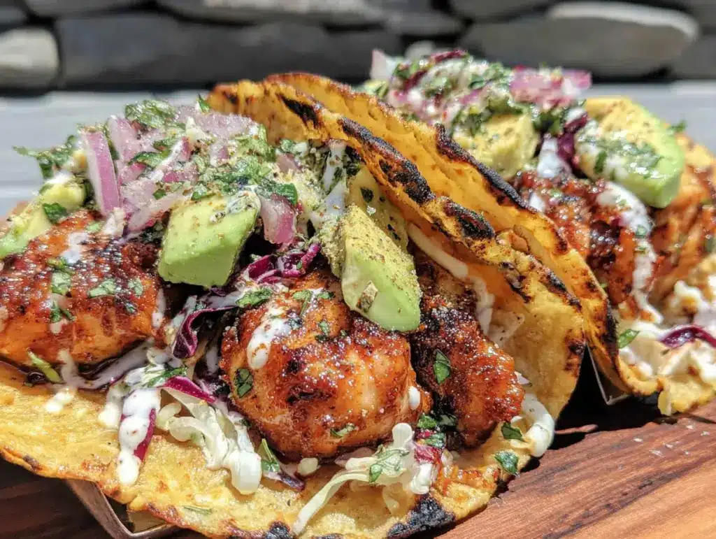 tacos mexicains au poulet effiloché - featured image