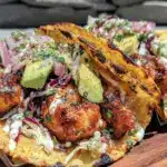 tacos mexicains au poulet effiloché - featured image