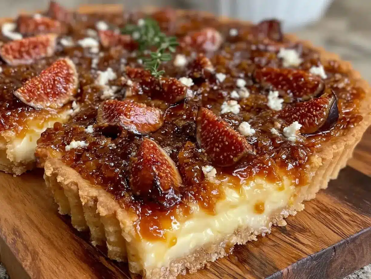 tarte aux figues fondante au miel de thym preparation steps