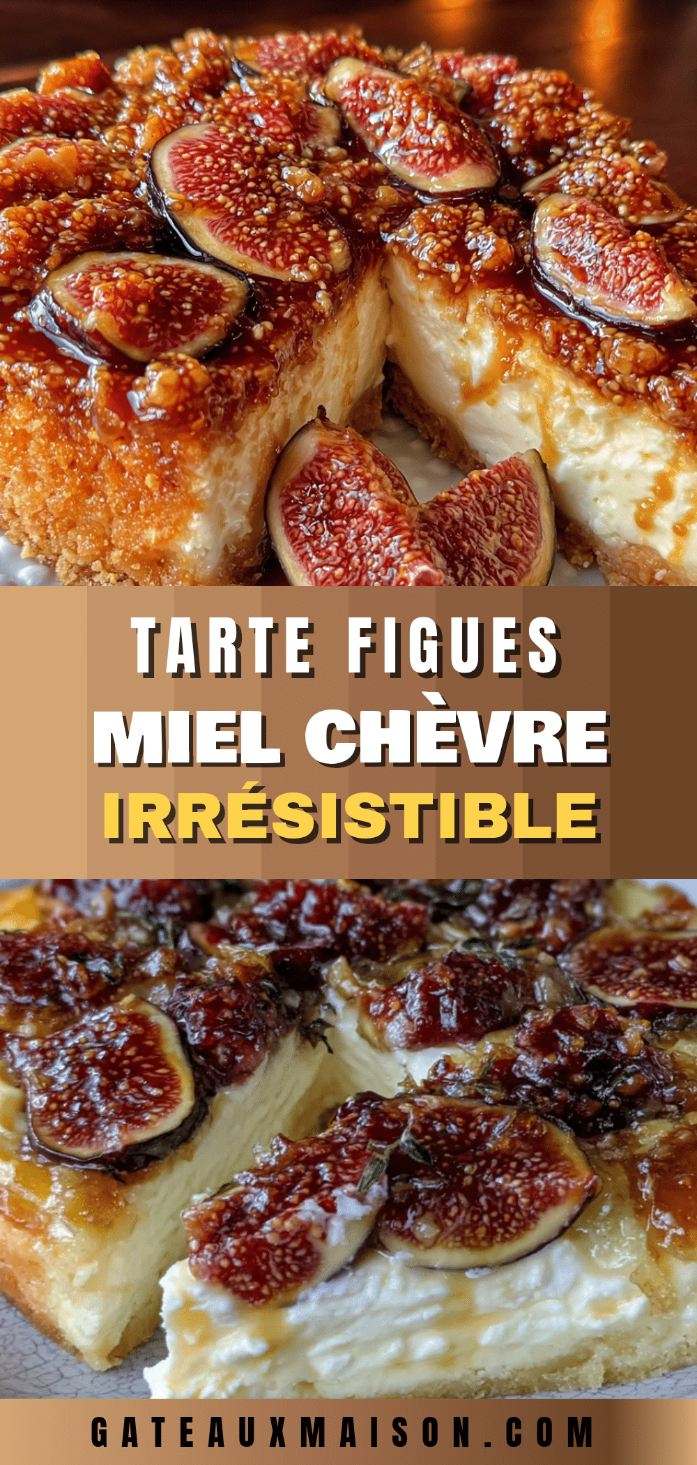 tarte aux figues rôties au miel et chèvre recipe