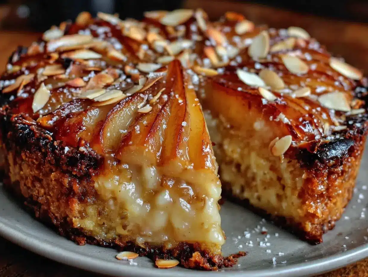 tarte bourdaloue fondante poires amandes preparation steps