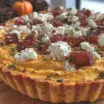 tarte croustillante potiron-feta halloween - featured image
