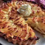 tarte fine aux pommes et crème vanillée - featured image