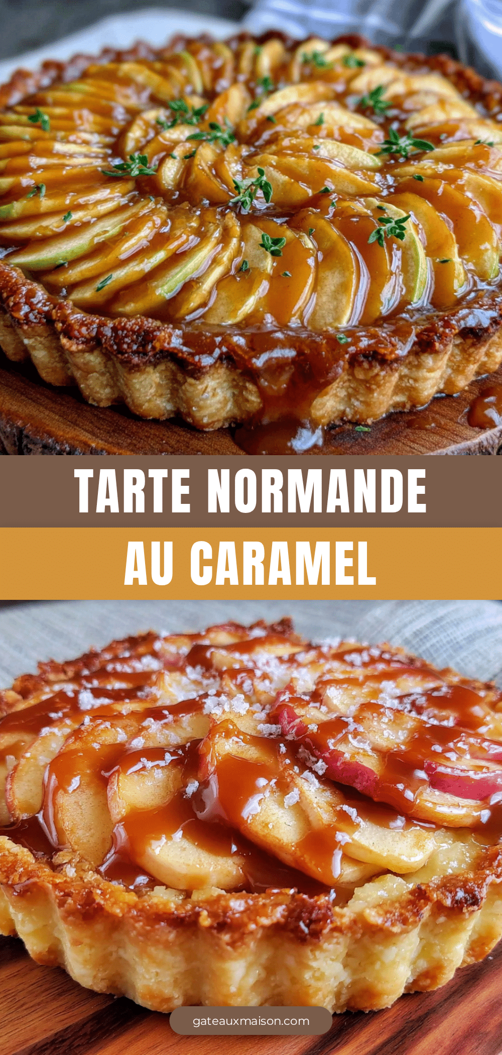 tarte normande au caramel au calvados recipe