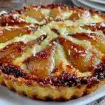 tarte poire chocolat fondante - featured image
