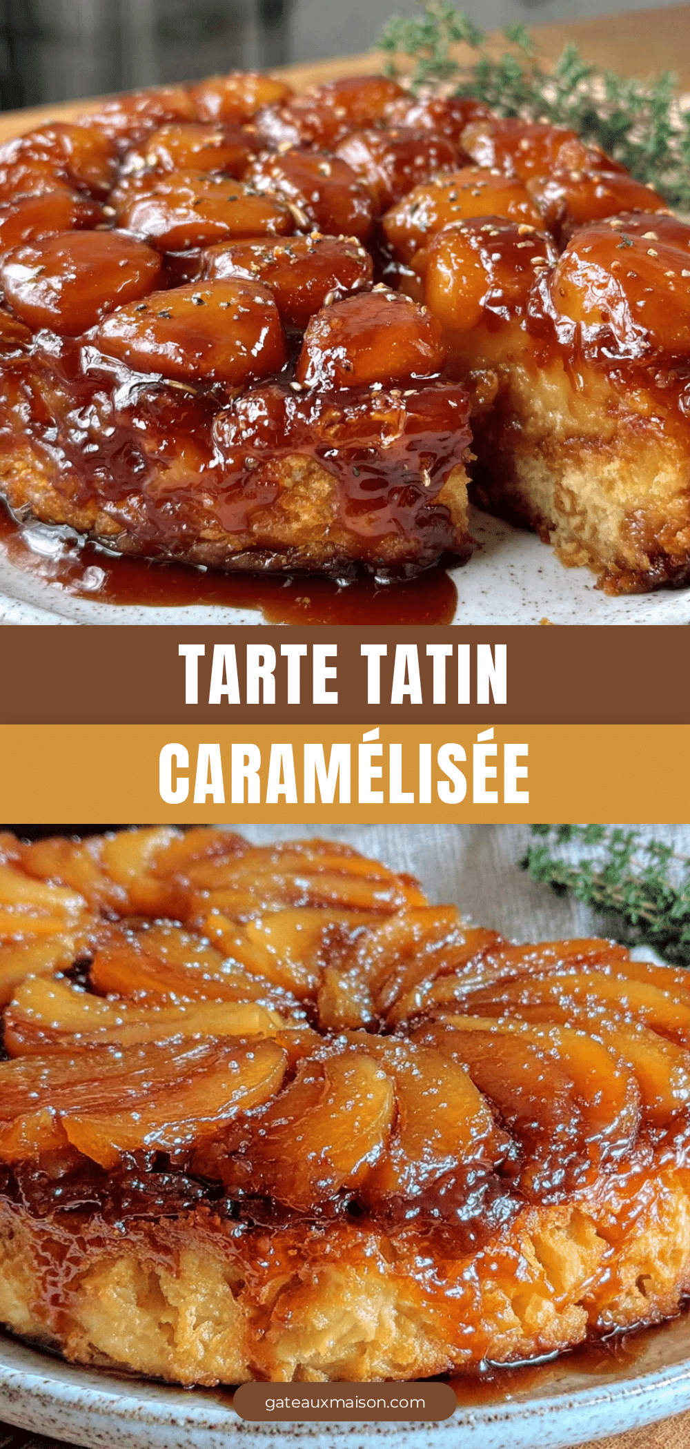 tarte tatin caramélisée recipe
