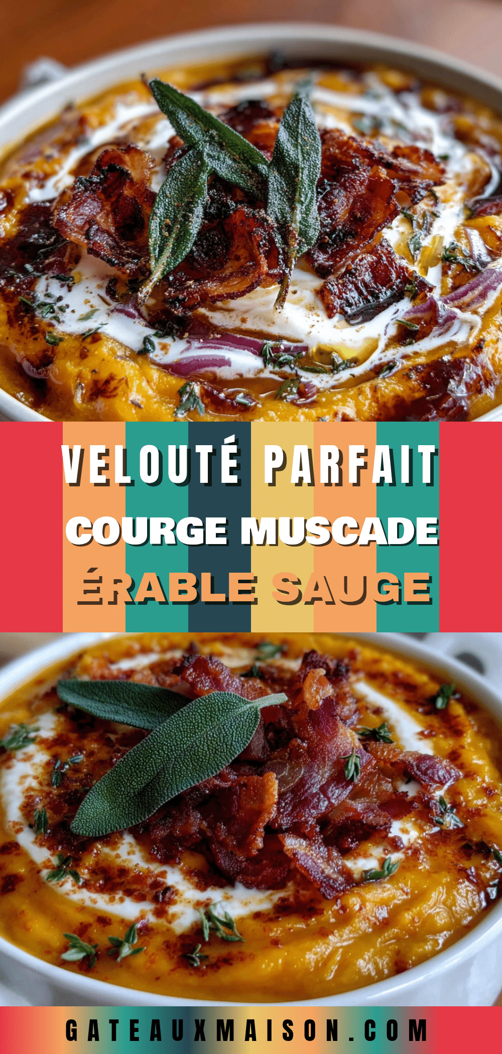 velouté de courge muscade à lérable recipe