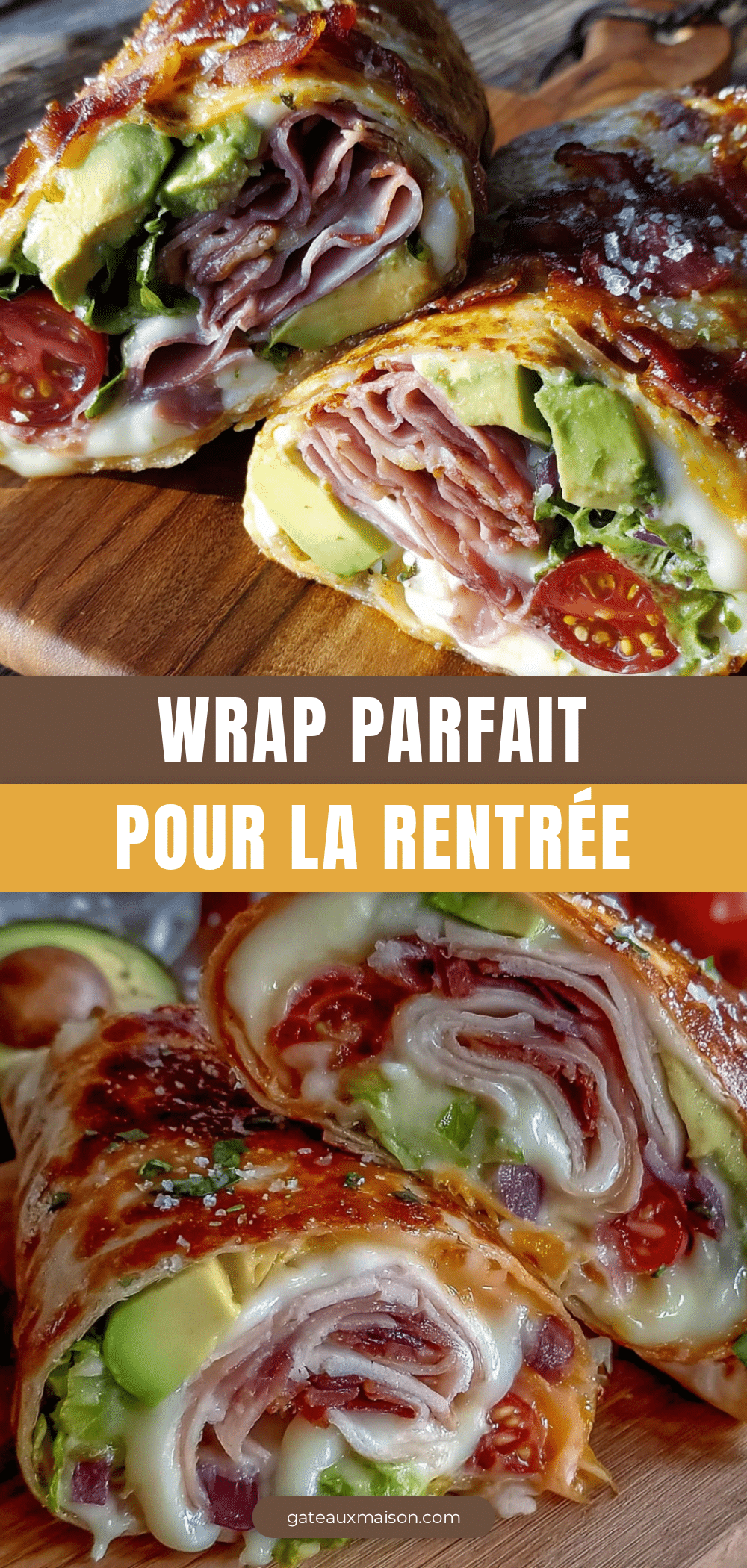 wrap de dinde et avocat recipe