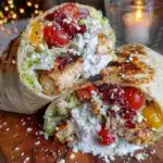 wrap healthy poulet au yaourt grec riche en protéines - featured image