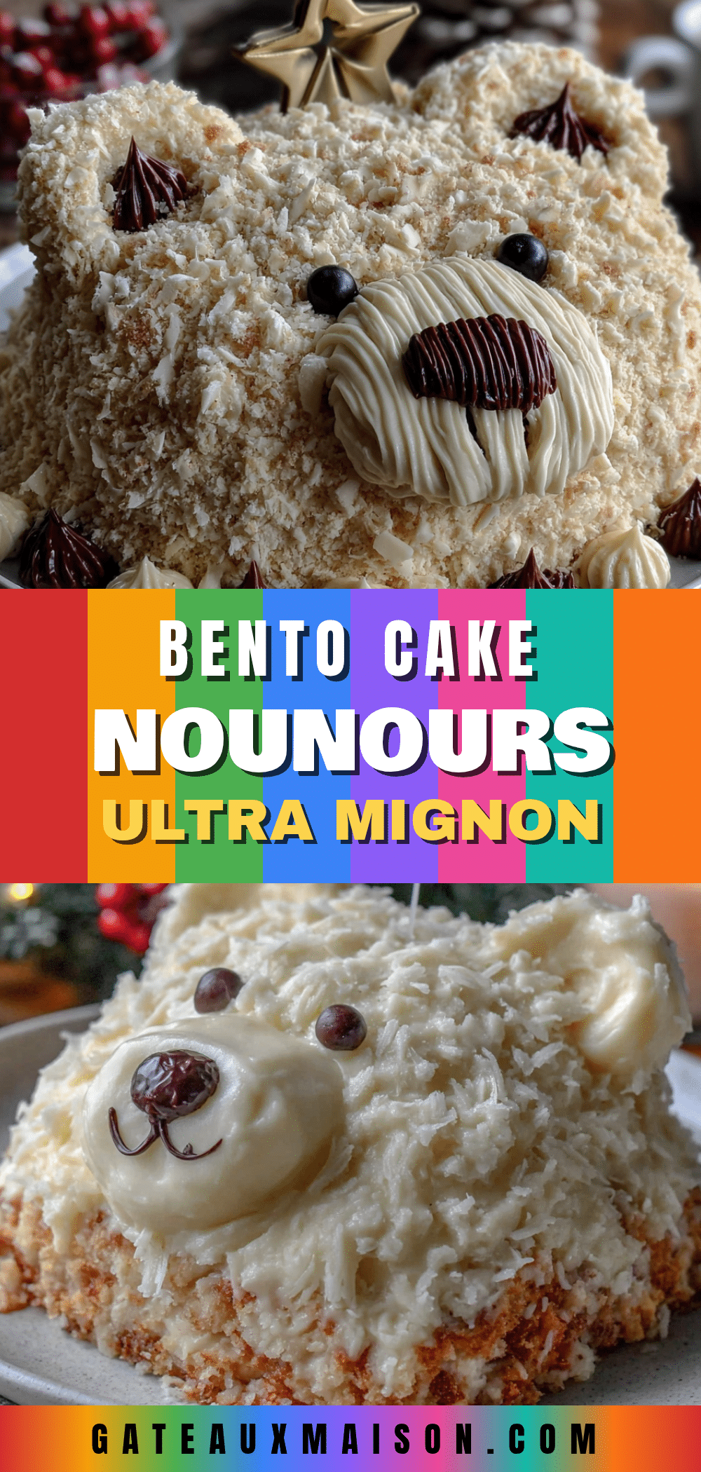 bento cake nounours anniversaire enfant recipe