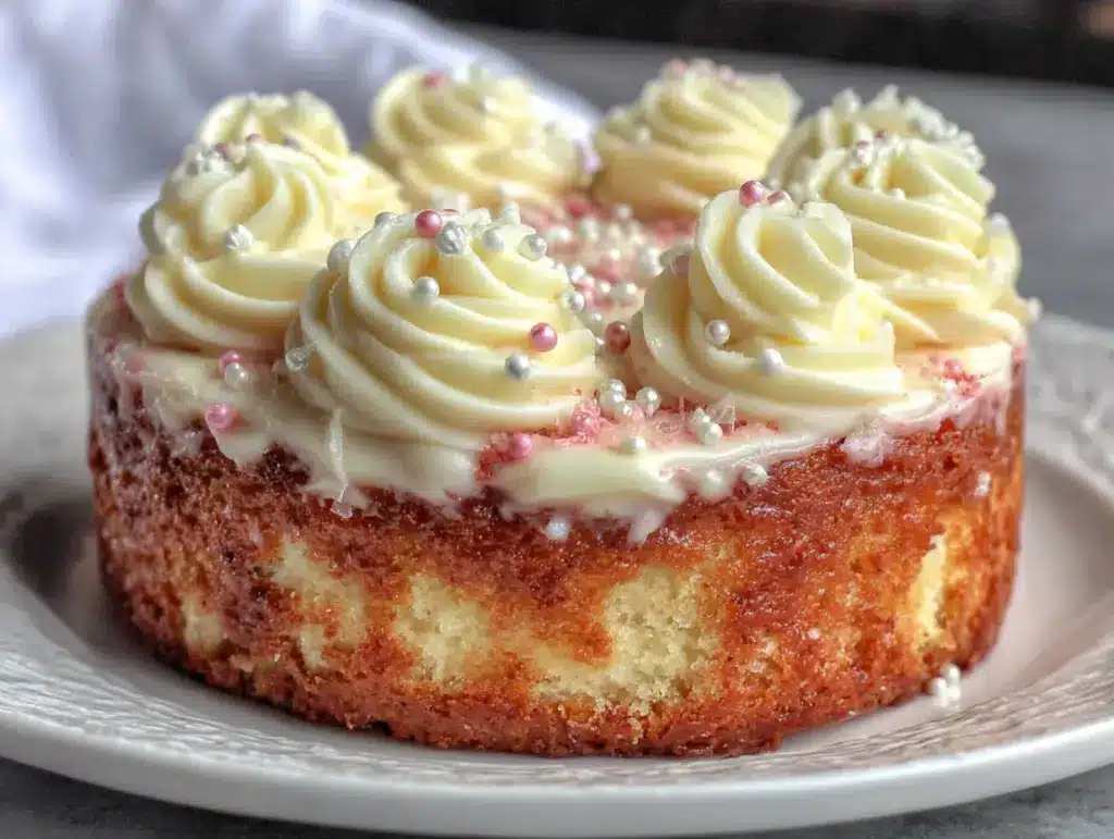bento cake rose vanille - featured image