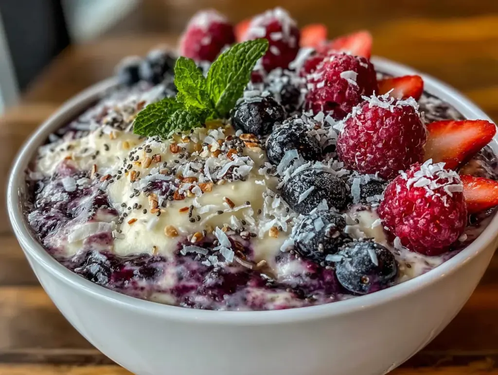 bol énergisant fruits rouges chia - featured image
