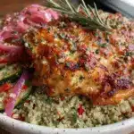 bol healthy poulet quinoa légumes rôtis - featured image