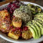 buddha bowl croustillant patate douce et pois chiches - featured image