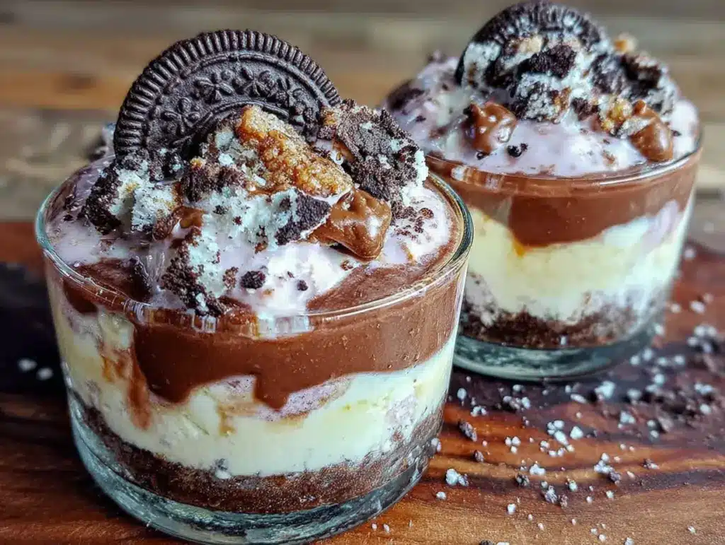 coupe cheesecake sans cuisson aux oreo - featured image
