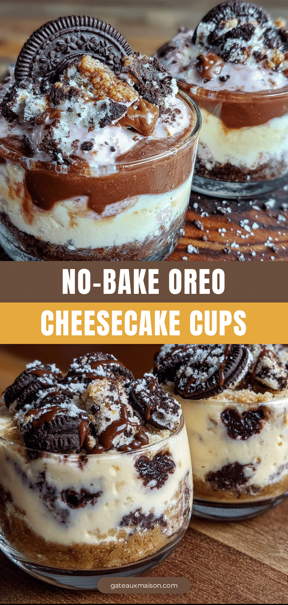 coupe cheesecake sans cuisson aux oreo recipe