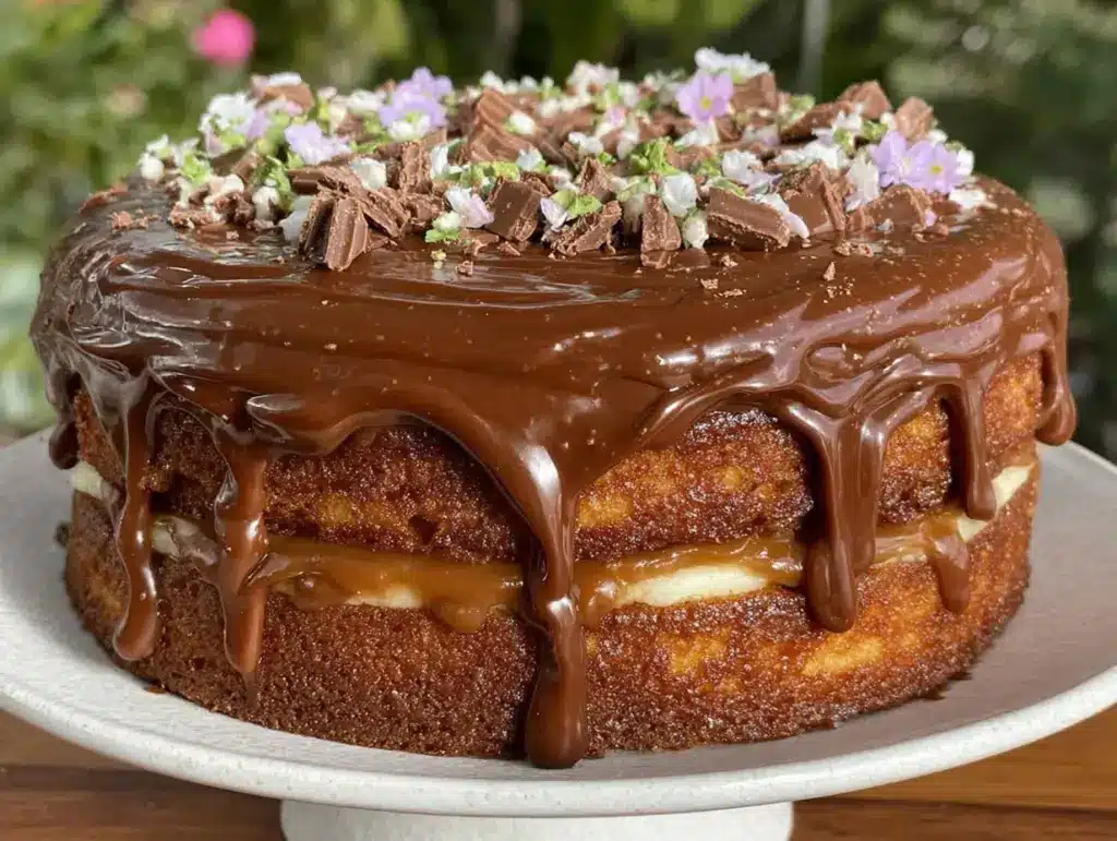 gâteau d’anniversaire fondant au chocolat - featured image