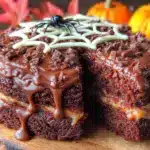 gâteau halloween citrouille chocolat ultra fondant - featured image