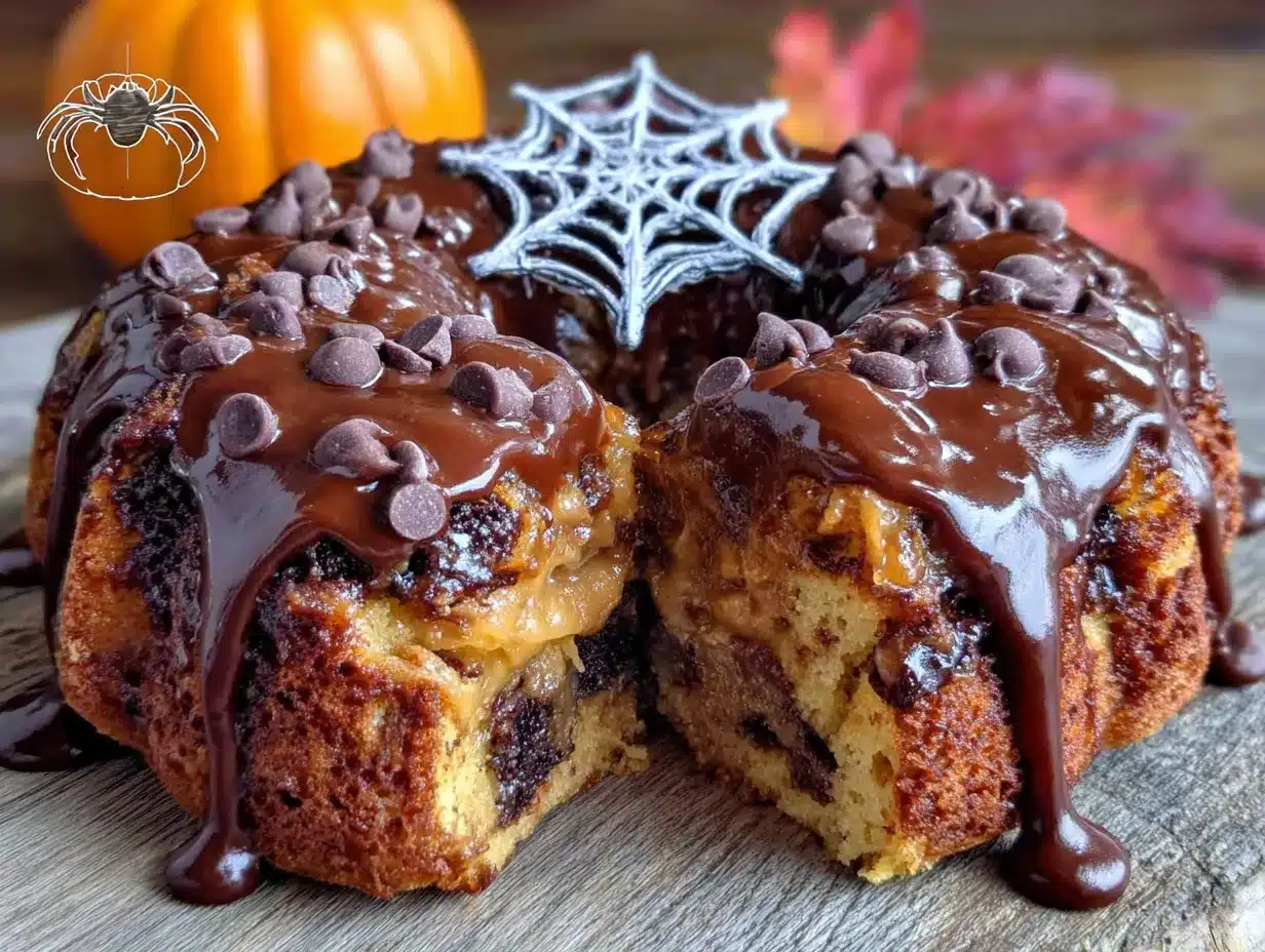 gâteau halloween citrouille chocolat ultra fondant preparation steps