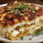 lasagnes butternut ricotta béchamel - featured image