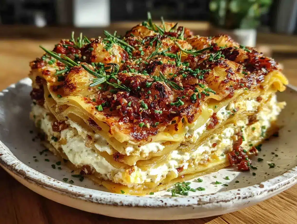 lasagnes butternut ricotta béchamel preparation steps