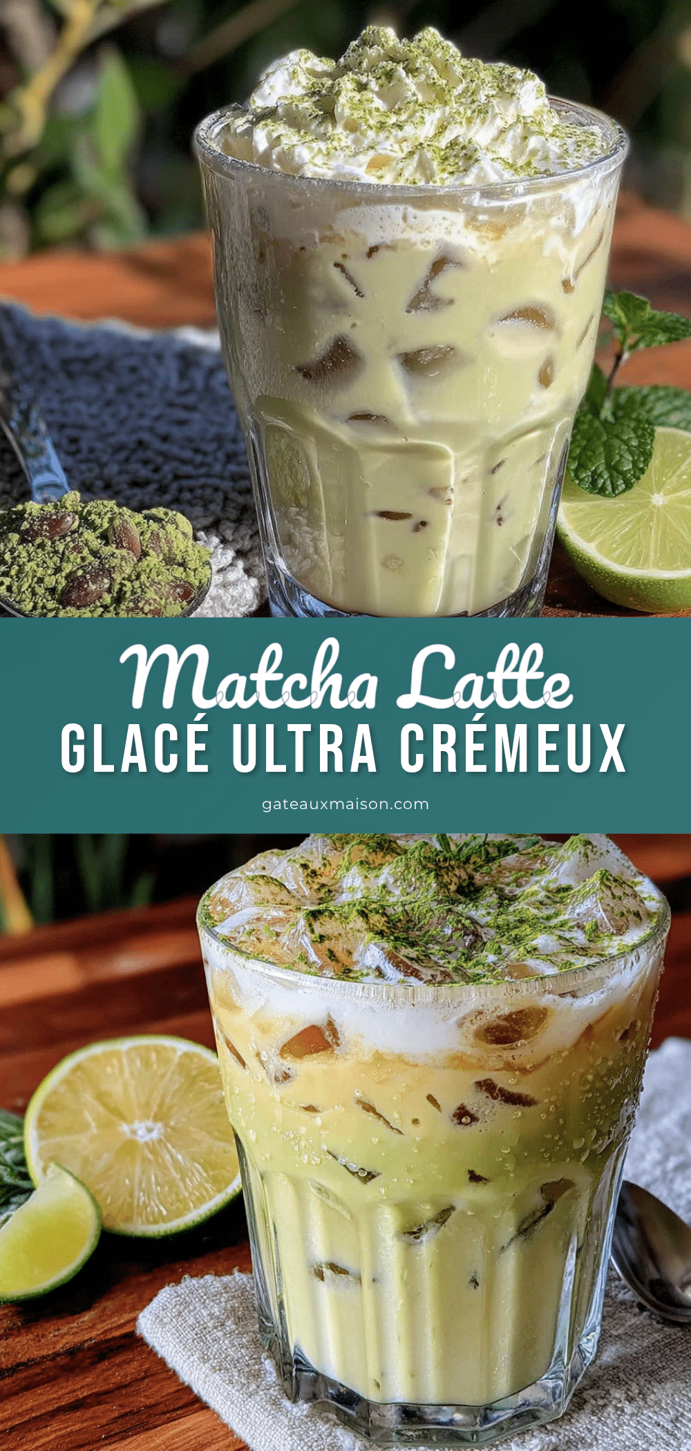 matcha latte glacé recipe