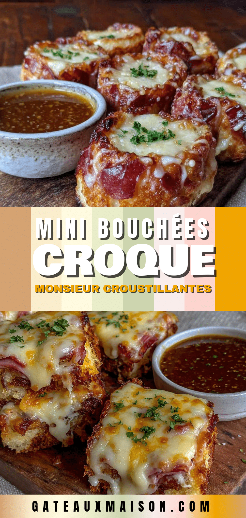 mini bouchées croque-monsieur apéritif recipe