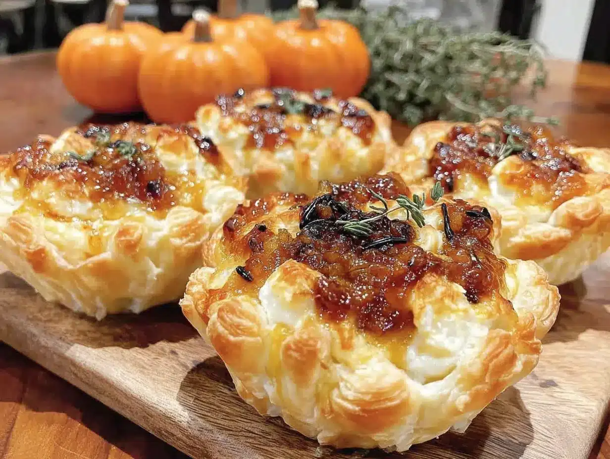 mini quiches citrouille halloween preparation steps