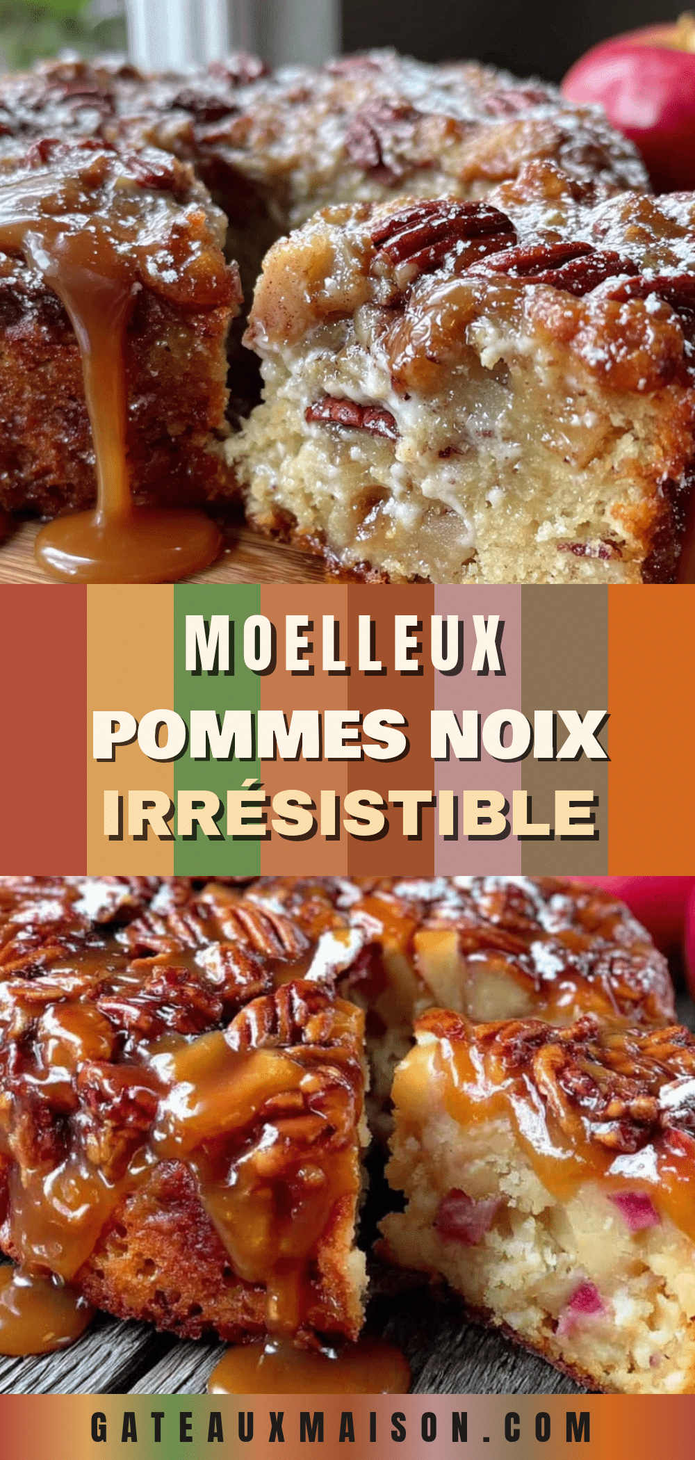 moelleux aux pommes et noix recipe