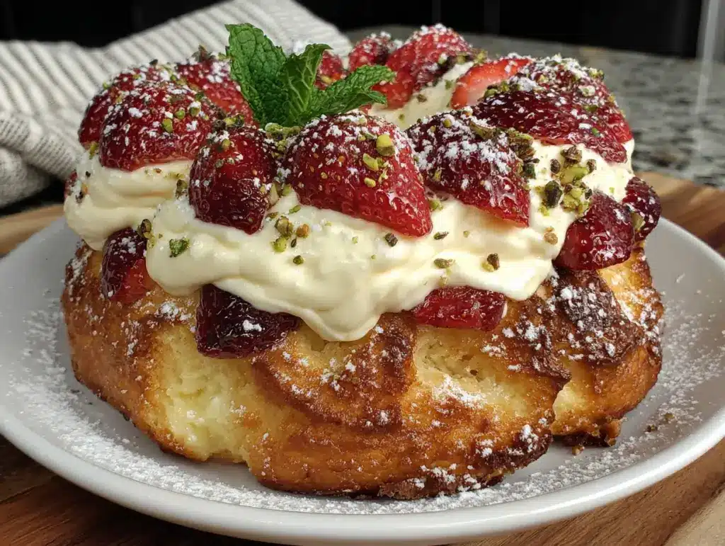 number cake chiffre 1 aux fraises - featured image
