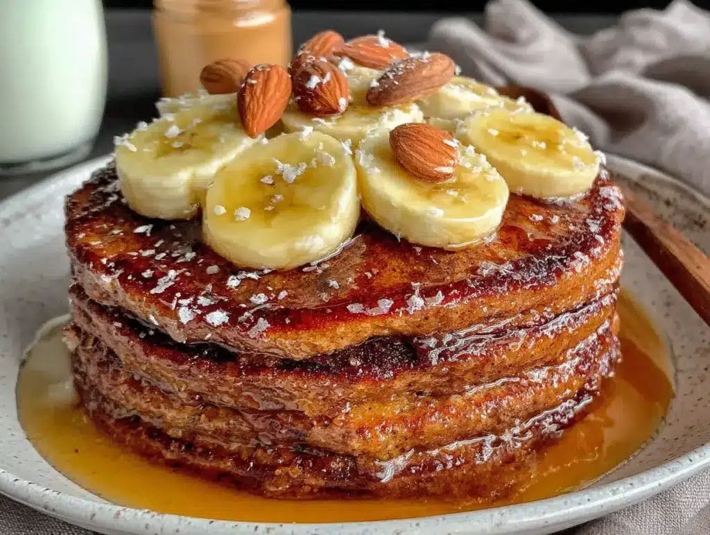 pancakes protéinés à la banane sans sucre - featured image