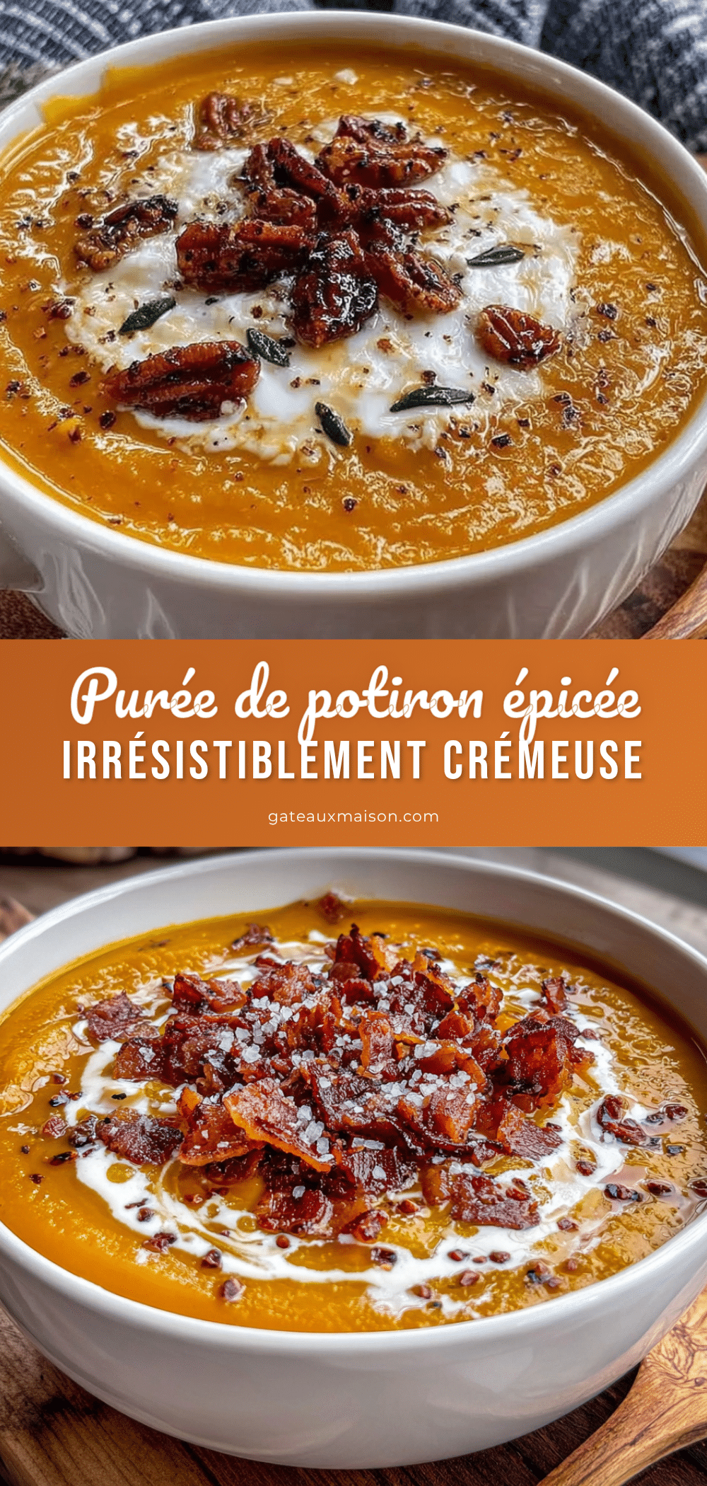 purée de potiron épicée à la muscade recipe