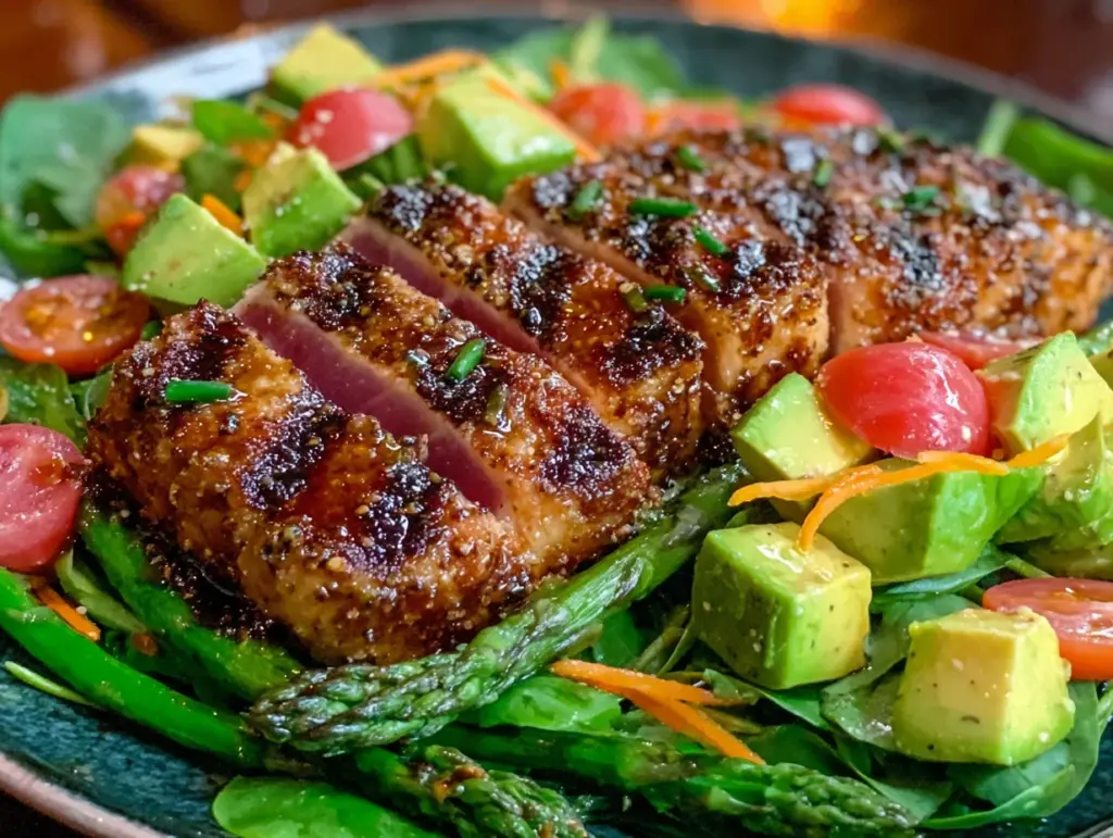salade repas thon avocat crémeux - featured image