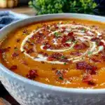 Soupe potiron-carotte à la crème - featured image