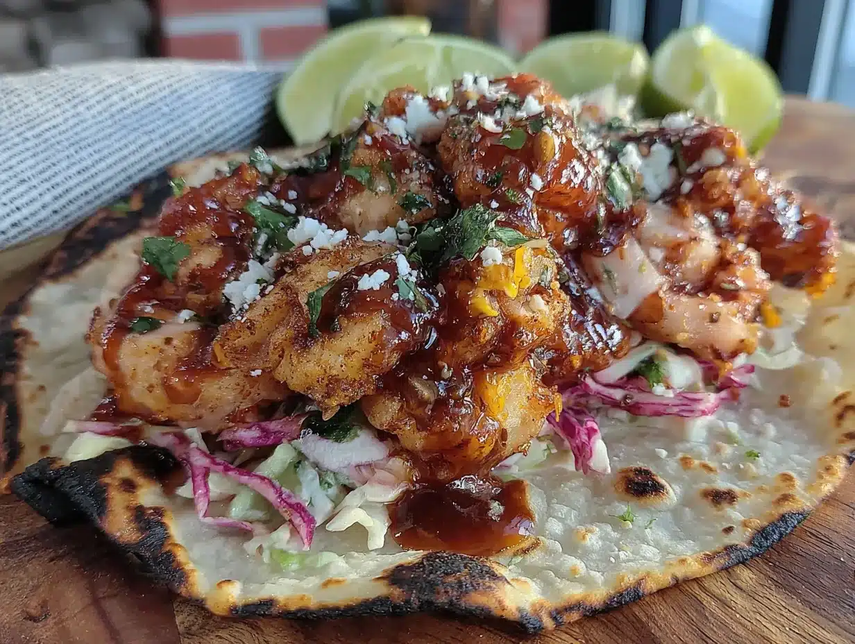 Tacos poulet croustillant sauce chipotle preparation steps