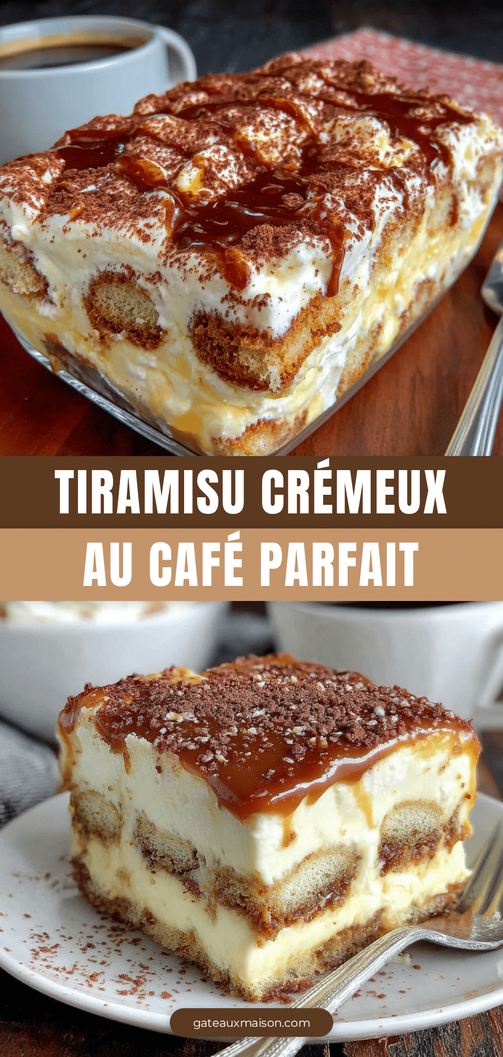 tiramisu crémeux au café parfait recipe