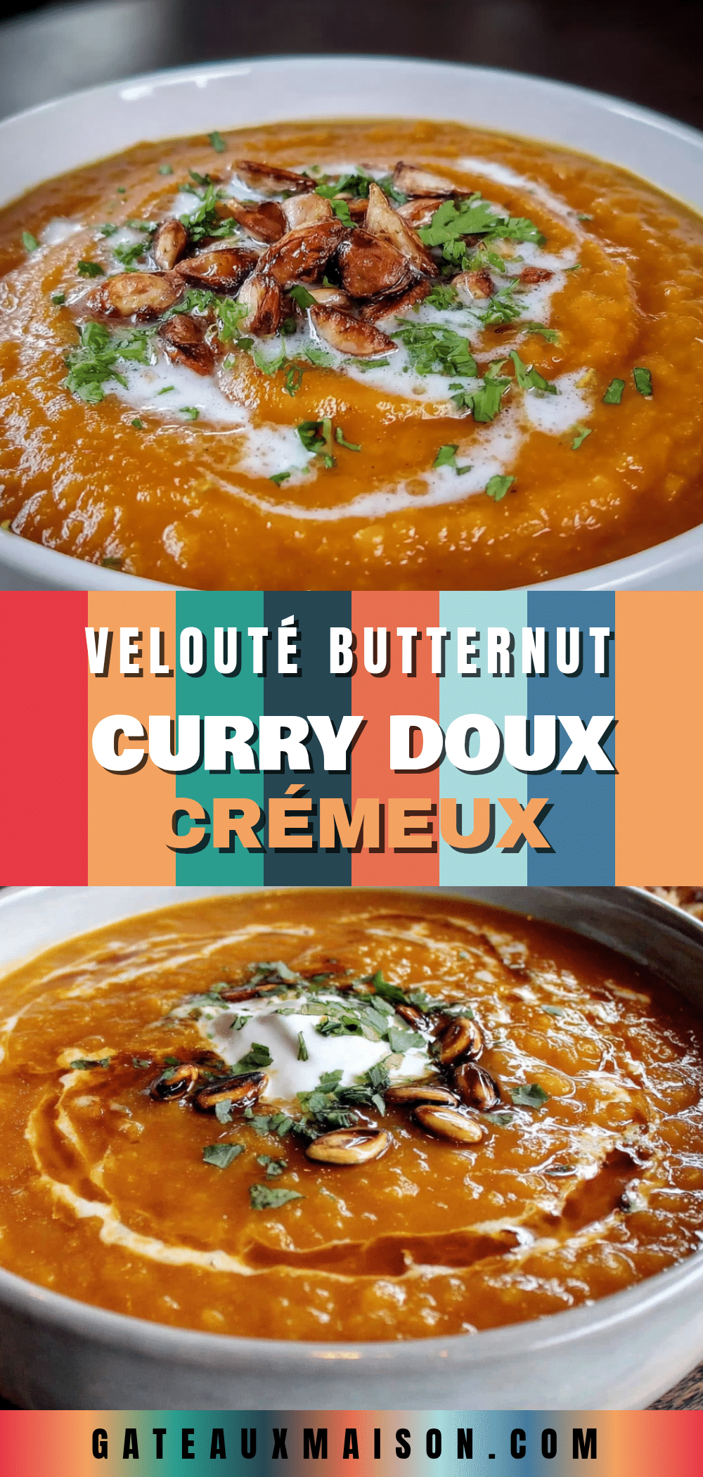 velouté butternut curry doux crémeux recipe