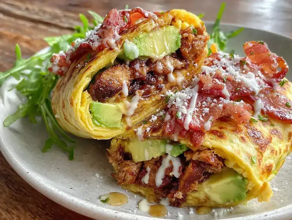 wraps poulet avocat ultra rapides - featured image